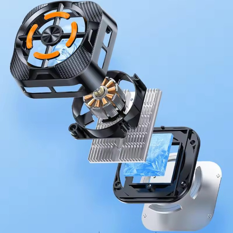 Telefon Soğutucu Cep Telefon Soğutma Fanı Hava Soğutmalı Radyatör Soğutucu Uyumlu