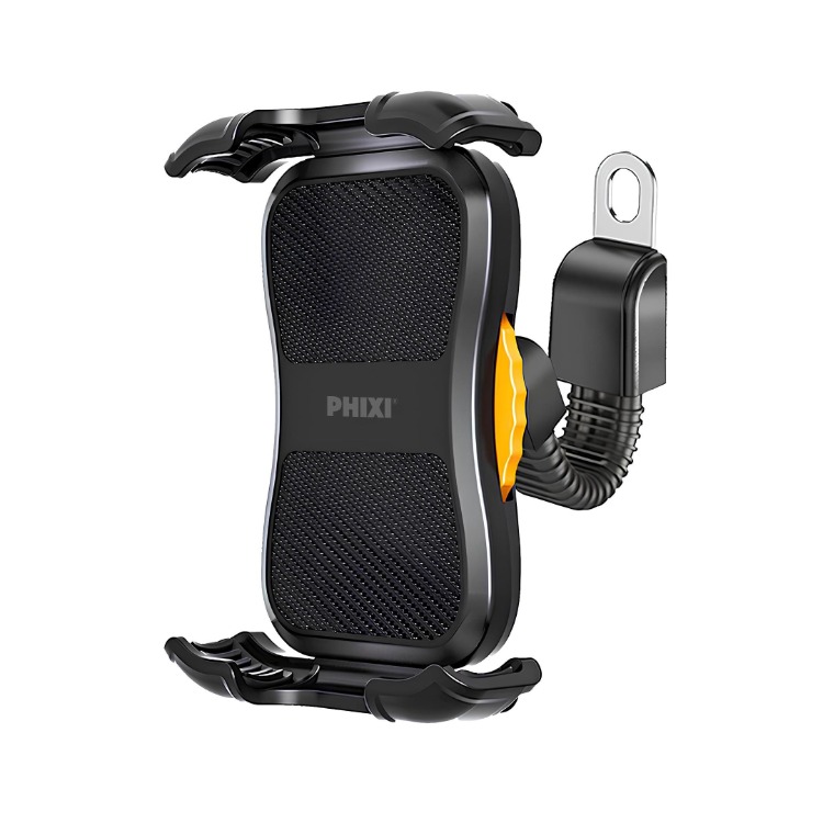 Phixi Force MT10 Dikiz Ayna Baglantili Otomatik Motosiklet ve Bisiklet Telefon Tutucu