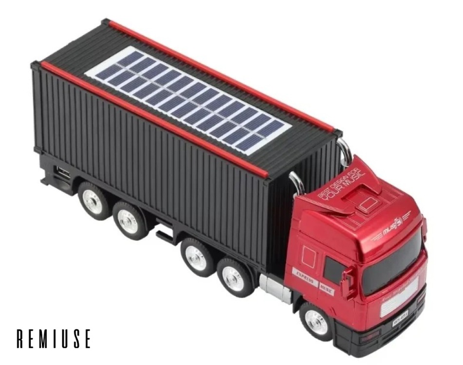 Solar Enerjili Bluetooth Tır Hoparlör | FM Radyo | USB/TF Giriş | TWS | Type-C