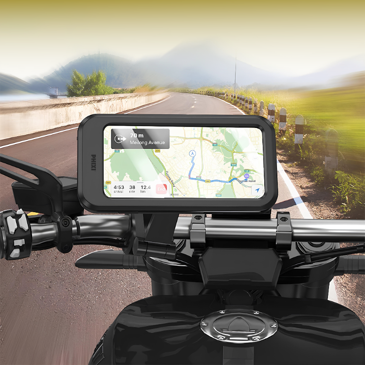 Phixi Force MT15 Su Geçirmez, Açısı Ayarlanabilir, Motosiklet, Scooter, Atv ve Bisiklet Telefon