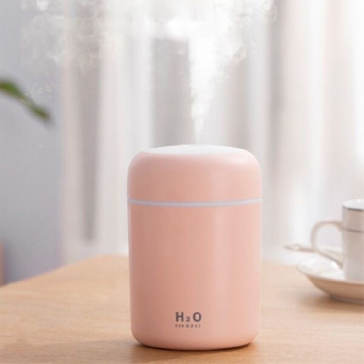 Mini USB Hava Nemlendirici | Sessiz Buhar Makinesi | Aroma Difüzörü | 300 ml Su Hazneli