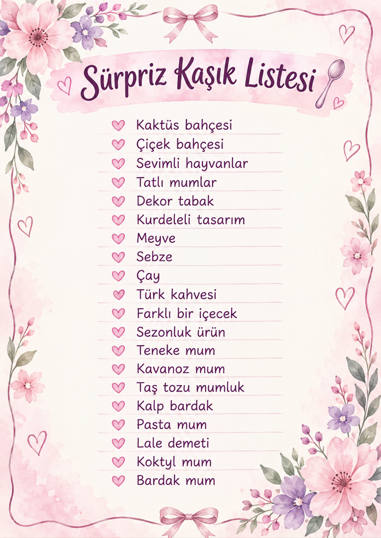 Bir Kaşık Süpriz Mum