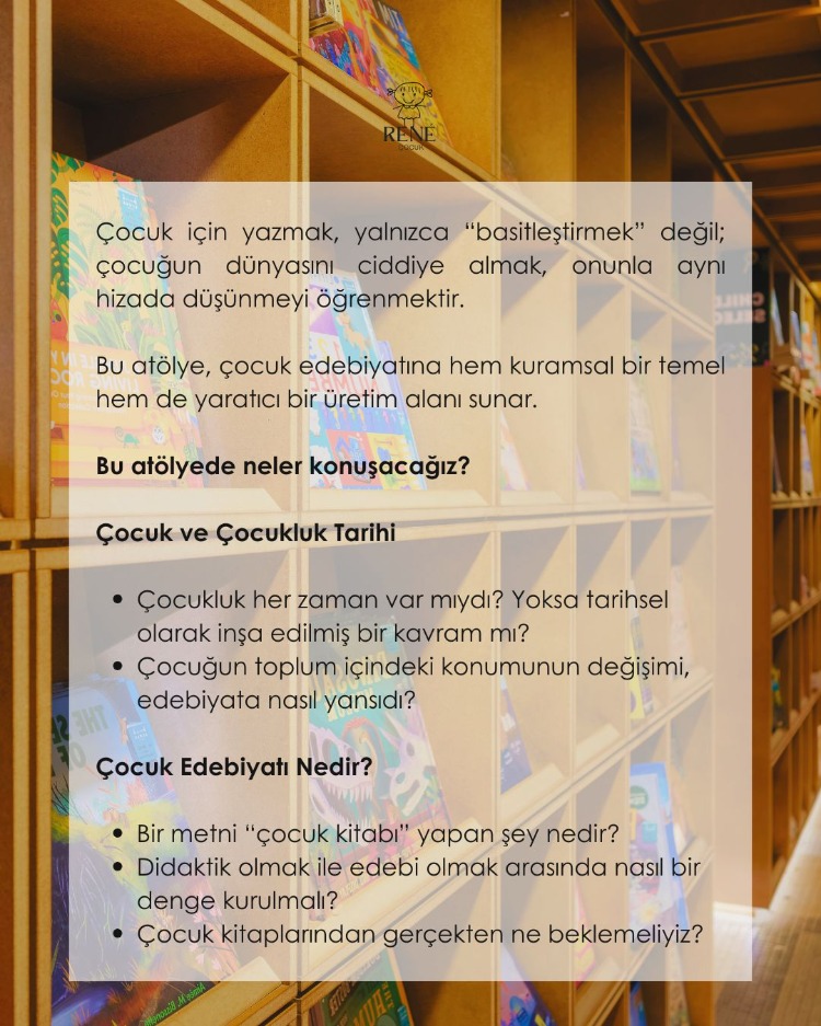 Özge Doğar ile Teoride ve Pratikte Çocuk Edebiyatı