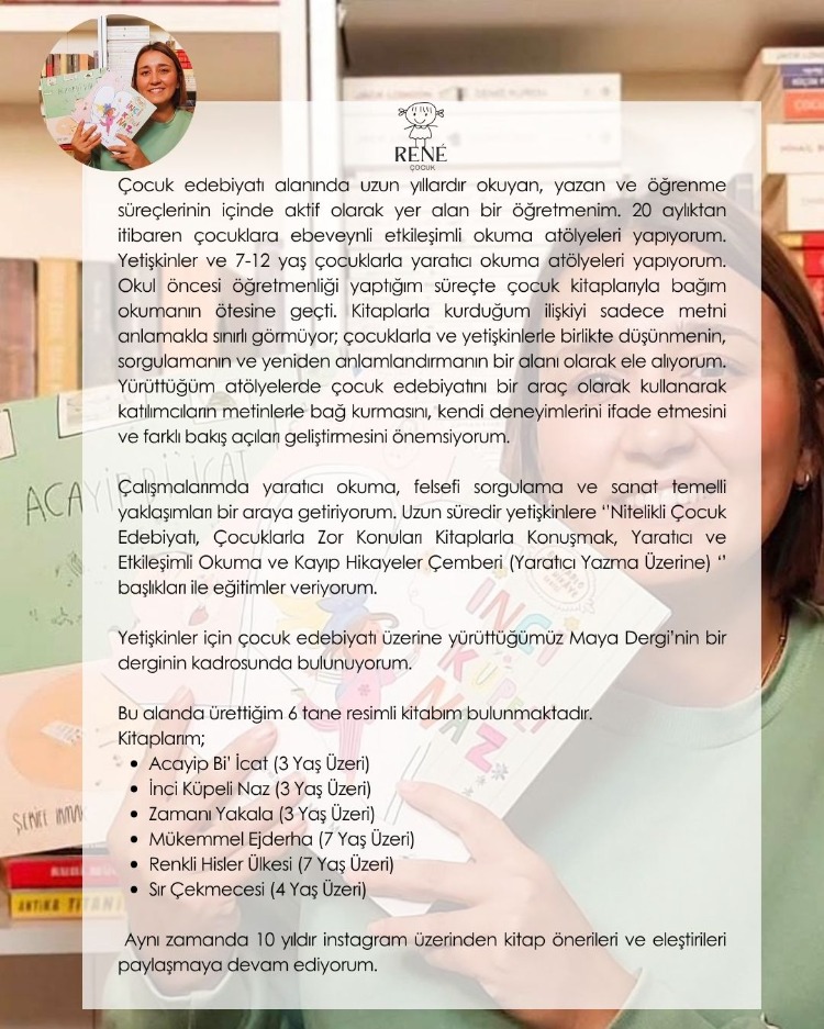 Şerife Irmak ile Çocuklarla Zor Konuları Kitaplarla Konuşmak