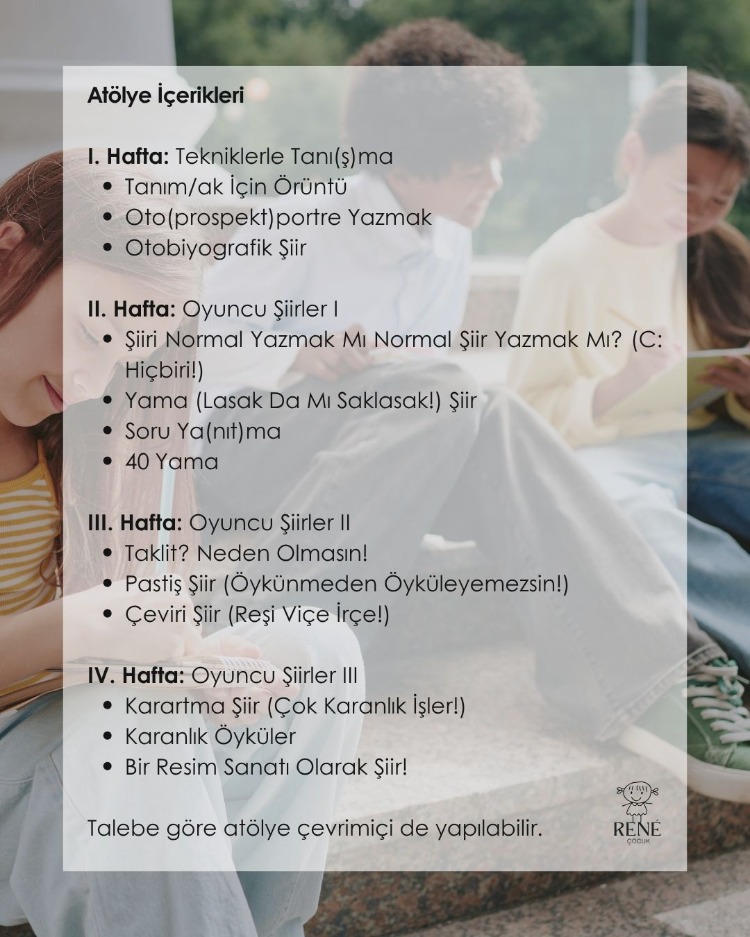 Hicret A. Gülsaçan ile Gençler Yazıyor (14-17 Yaş)