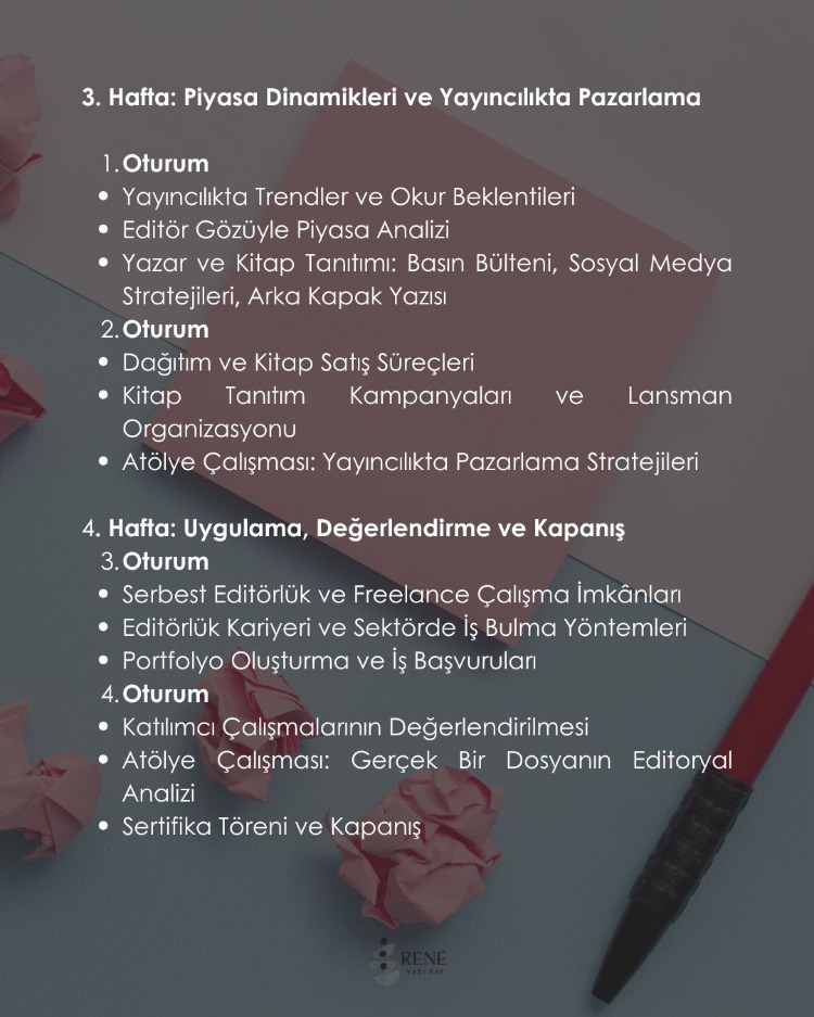 Nezahat Arslan ile Temel Editörlük
