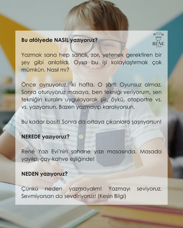Hicret A. Gülsaçan ile Çocuklar İçin Tekniklerle Yazmak (9-12 Yaş)