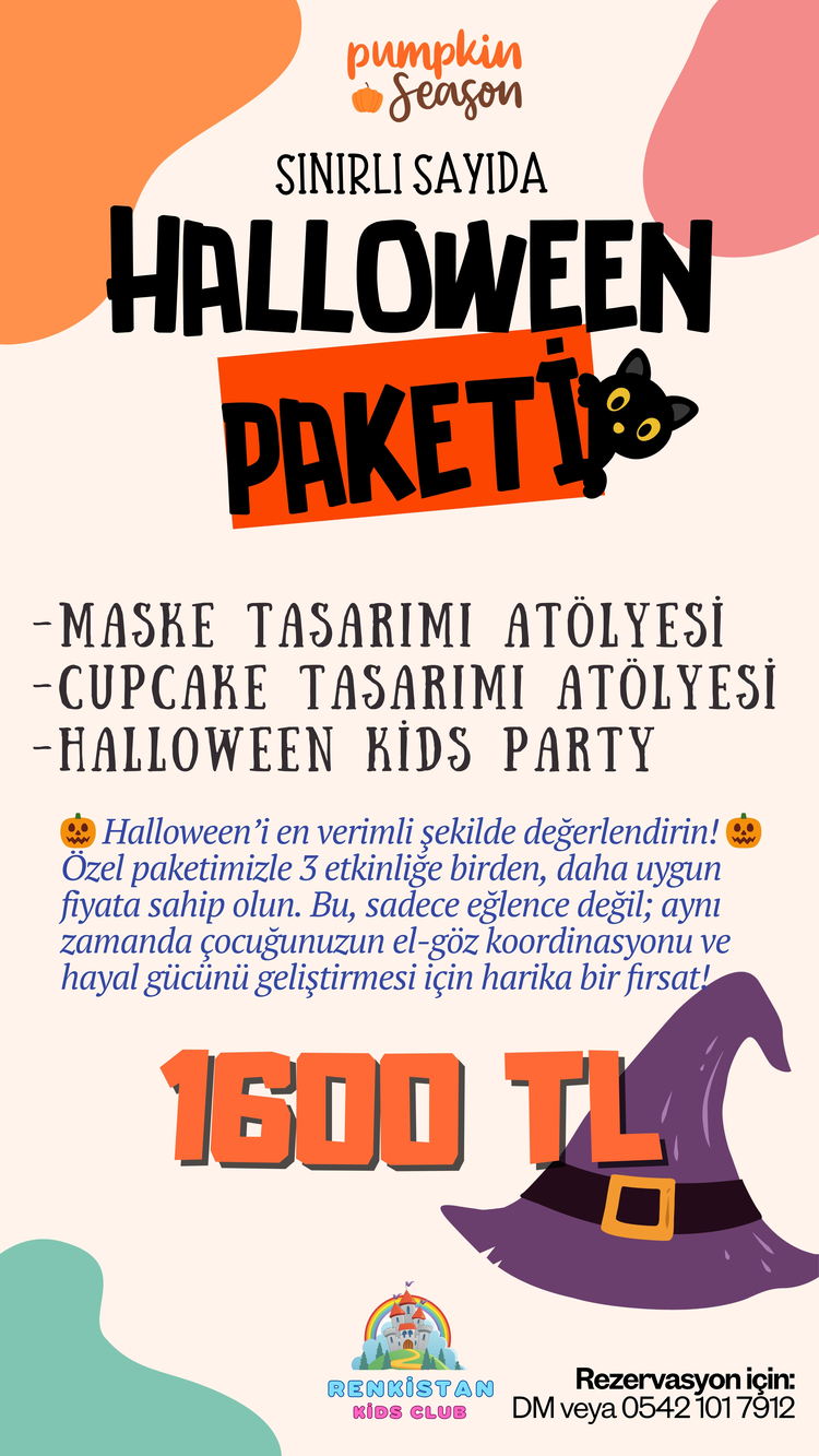 Halloween Paketi (4-6 yaş)