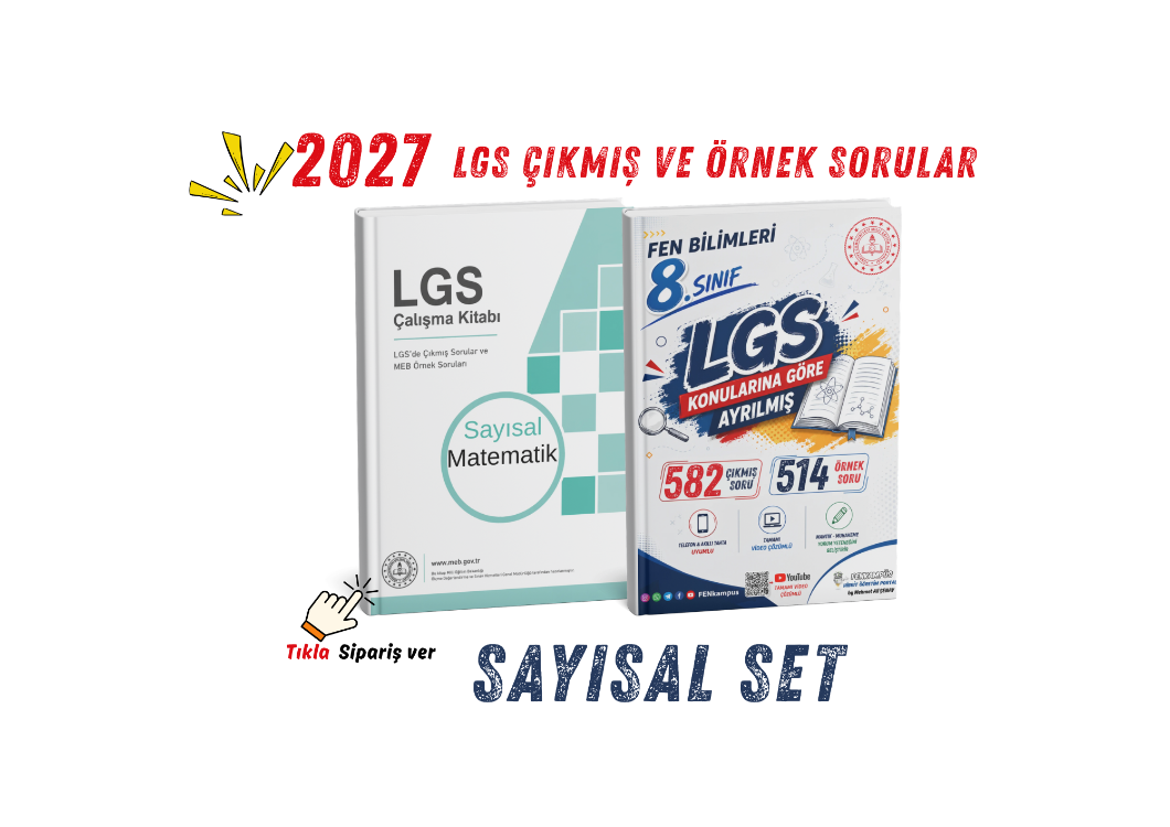 8.Sınıf Sayısal Set - Çıkmış ve Örnek Sorular