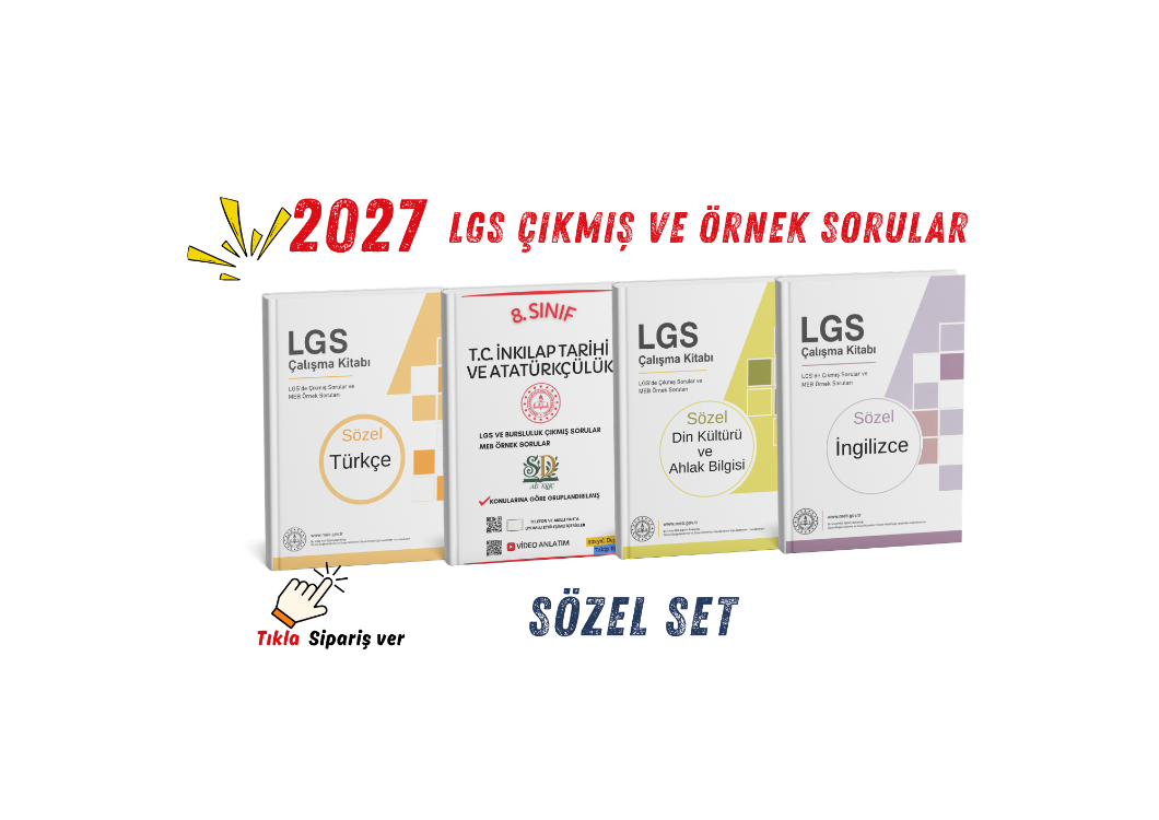 8.Sınıf Sözel Set - Çıkmış ve Örnek Sorular