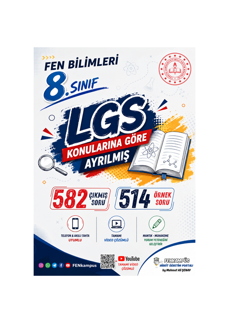 8.Sınıf Fen Bilimleri Çıkmış ve Örnek Sorular