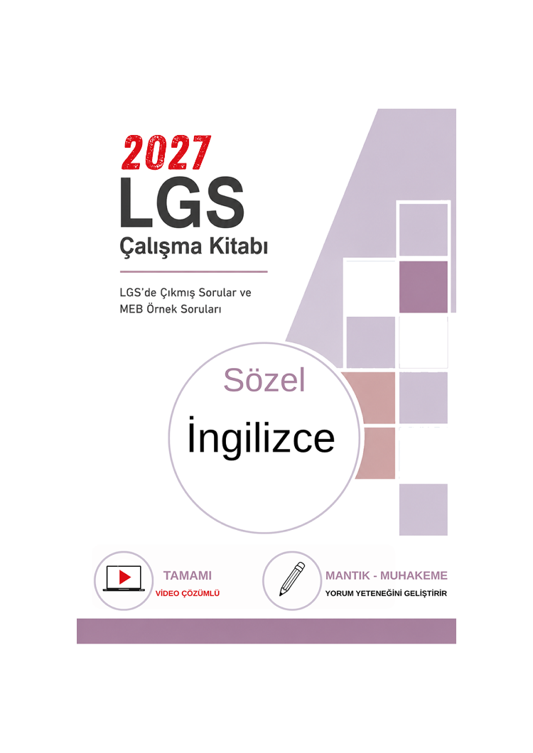 8.Sınıf İngilizce Çıkmış ve Örnek Sorular ( Video Çözümlü )