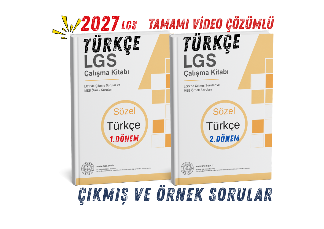 8.Sınıf Türkçe Çıkmış ve Örnek Sorular ( Video Çözümlü )