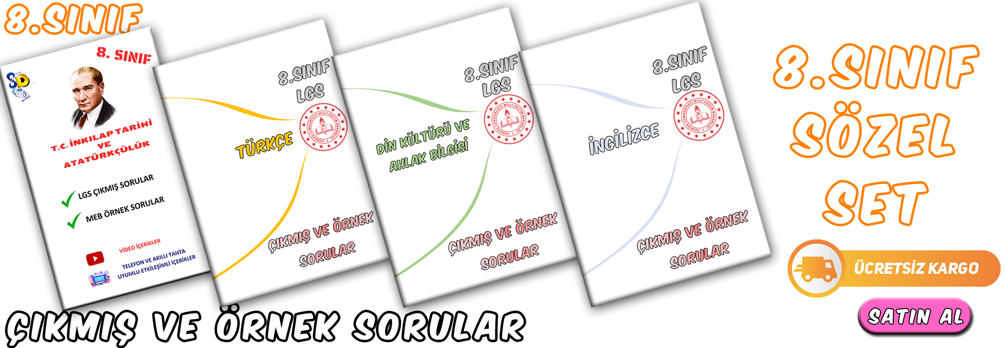 8.Sınıf Sözel Set - Çıkmış ve Örnek Sorular