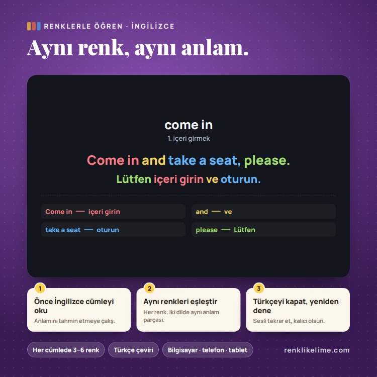Phrasal Verbs Renkli PDF Seti | A1–C1 | 842 Phrasal Verb