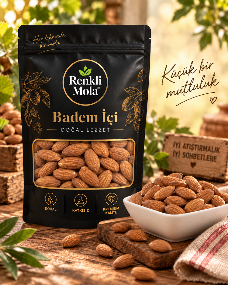 Kavrulmuş Badem