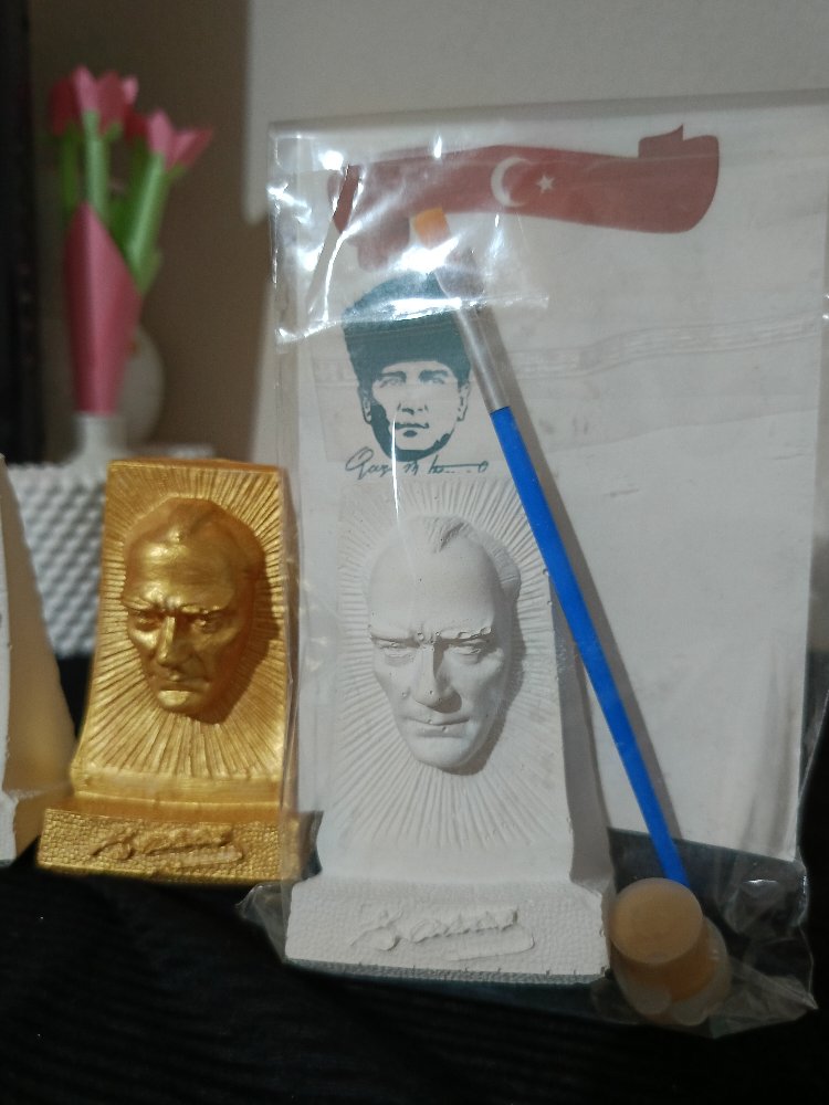 Atatürk büstü boyama seti