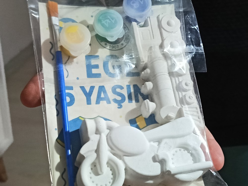 Kişiye özel doğum günü boyama seti