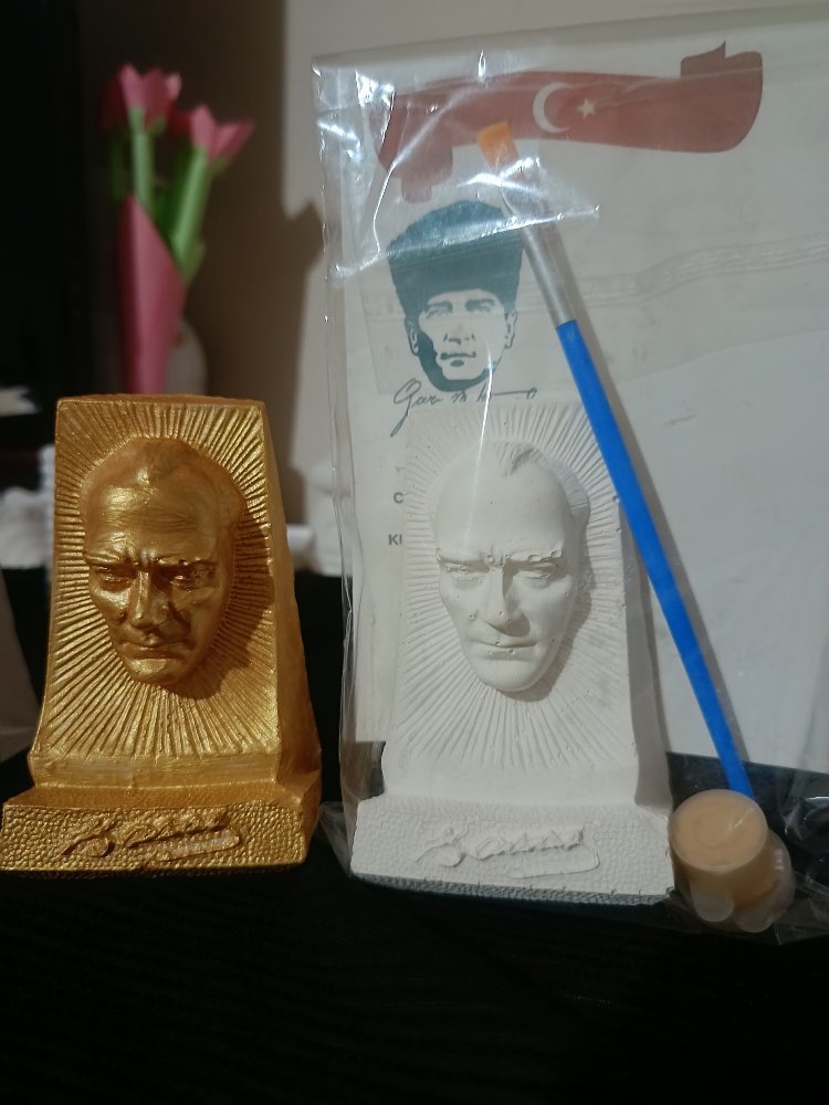 Atatürk büstü boyama seti