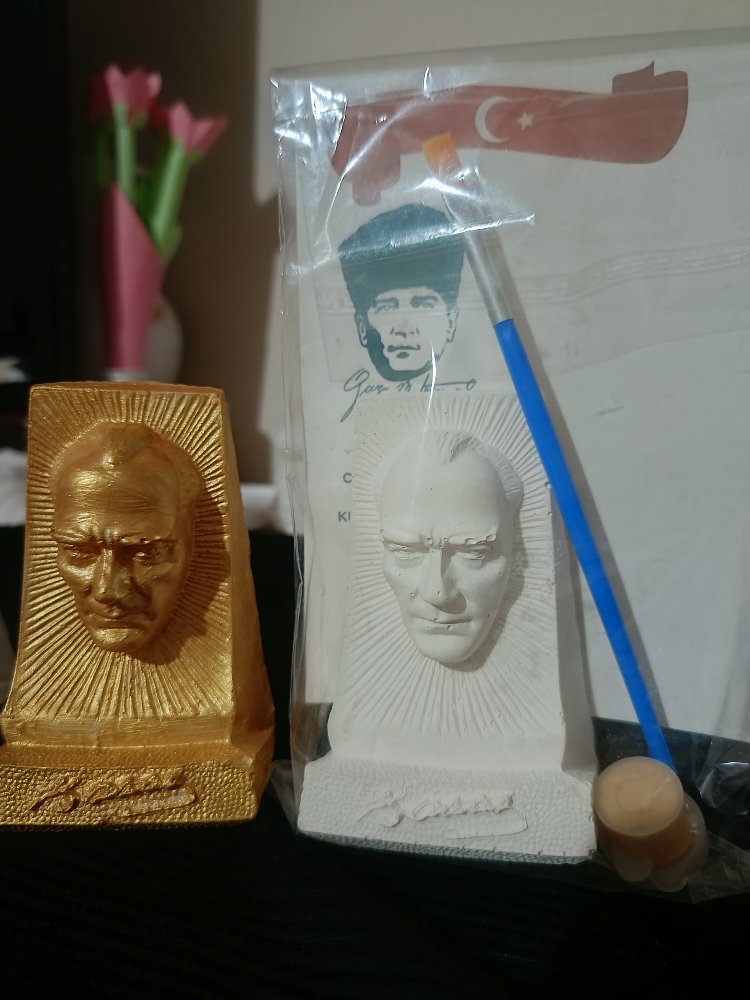 Atatürk büstü boyama seti