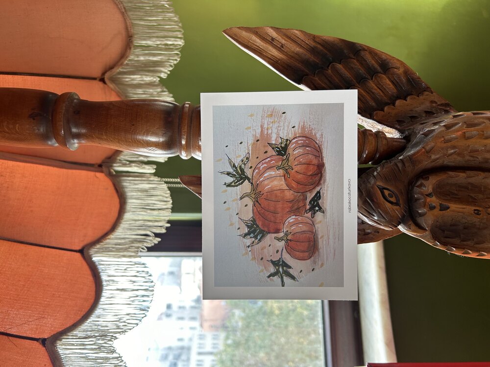 Pumpkins / Kartpostal
