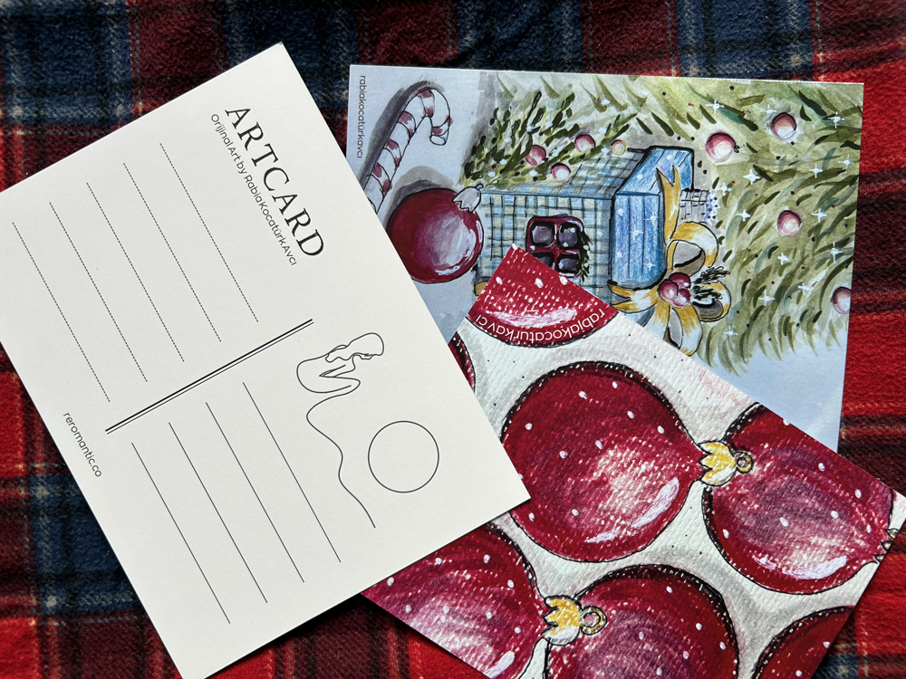 New Year Balls / Kartpostal
