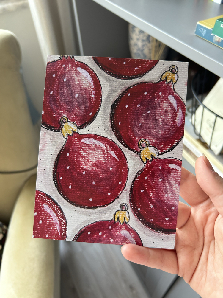 New Year Balls / Kartpostal