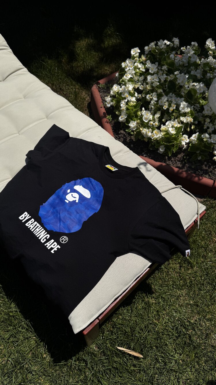 By Bathing Ape Siyah Laciver T