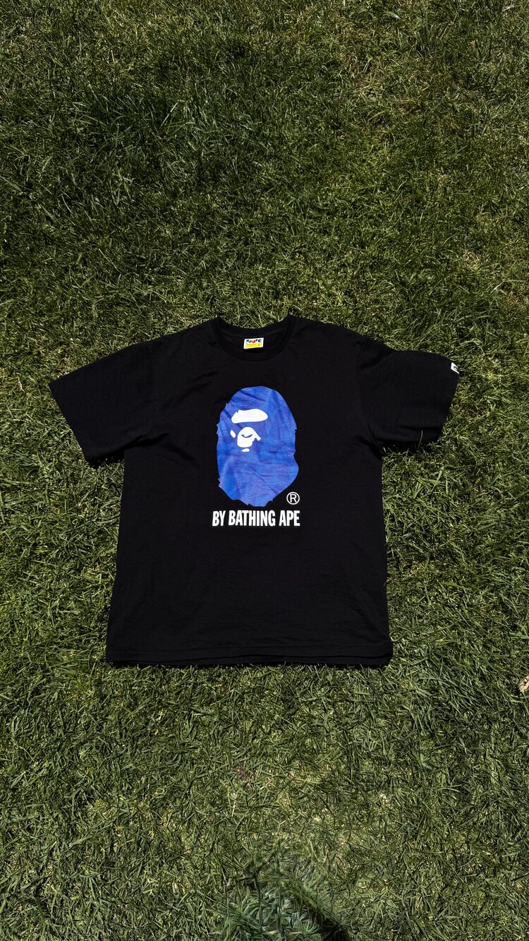 By Bathing Ape Siyah Laciver T
