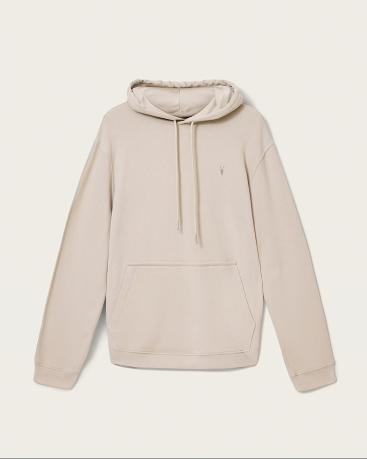 All Saints Ramskull Hoodie Sandstone Brown