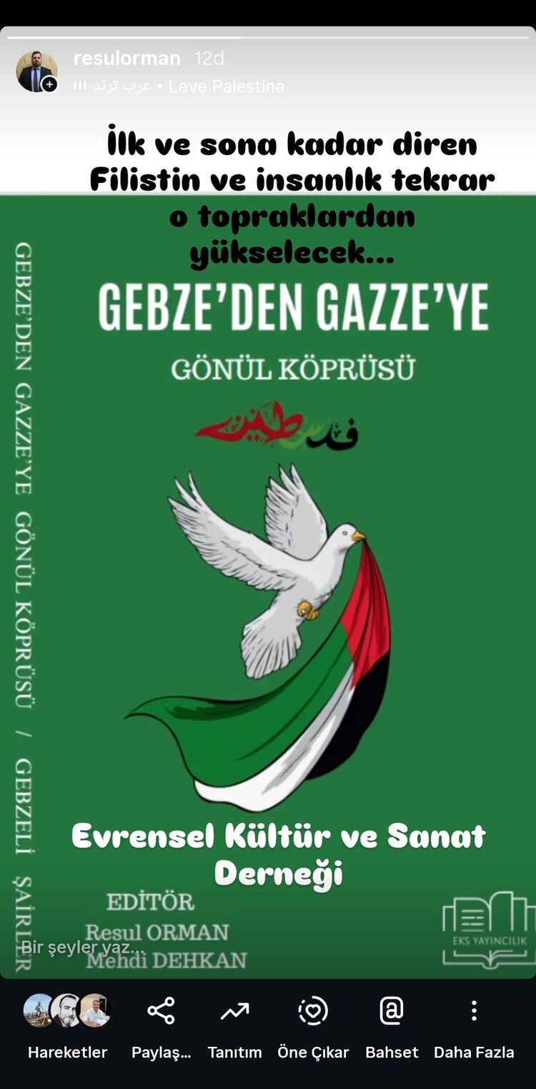 Gebze'den Gazze'ye Gönül Köprüsü Resul Orman- Mehdi Dehkan 