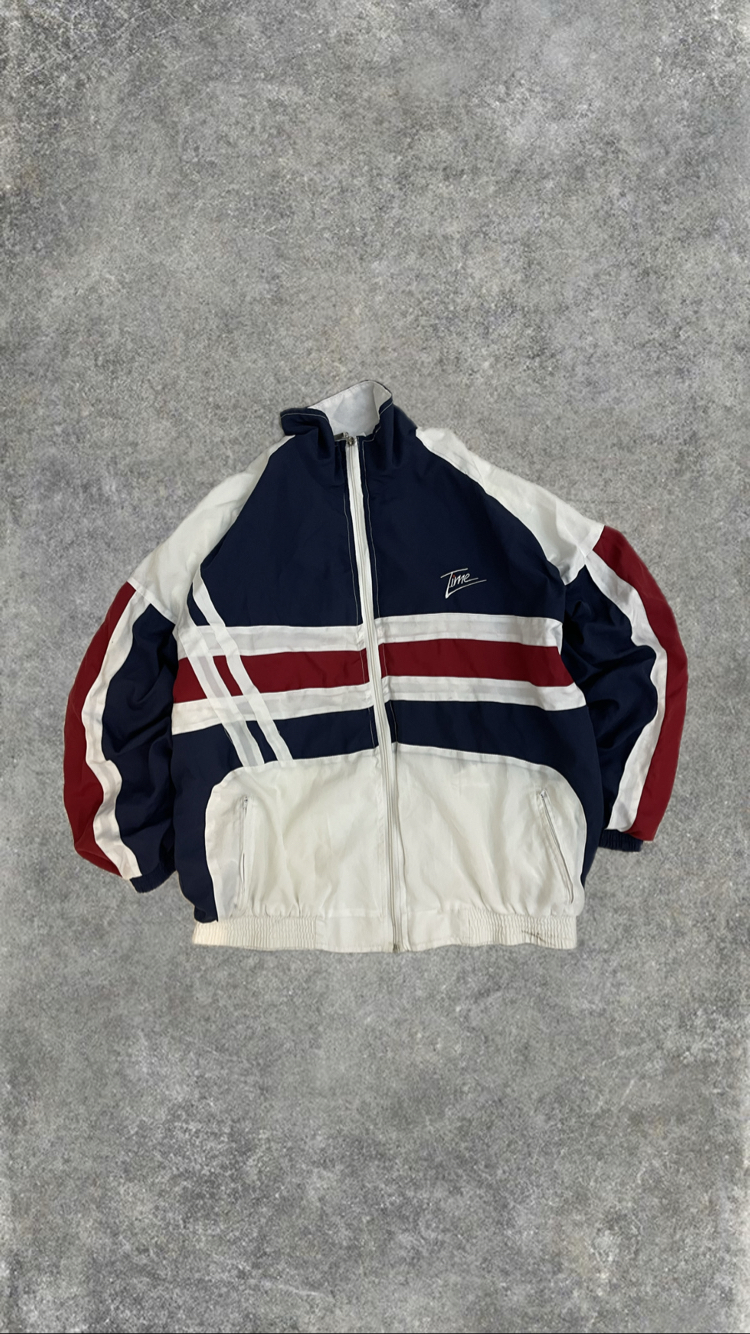 Vintage 90s Beyaz Oversize Ceket/Yağmurluk
