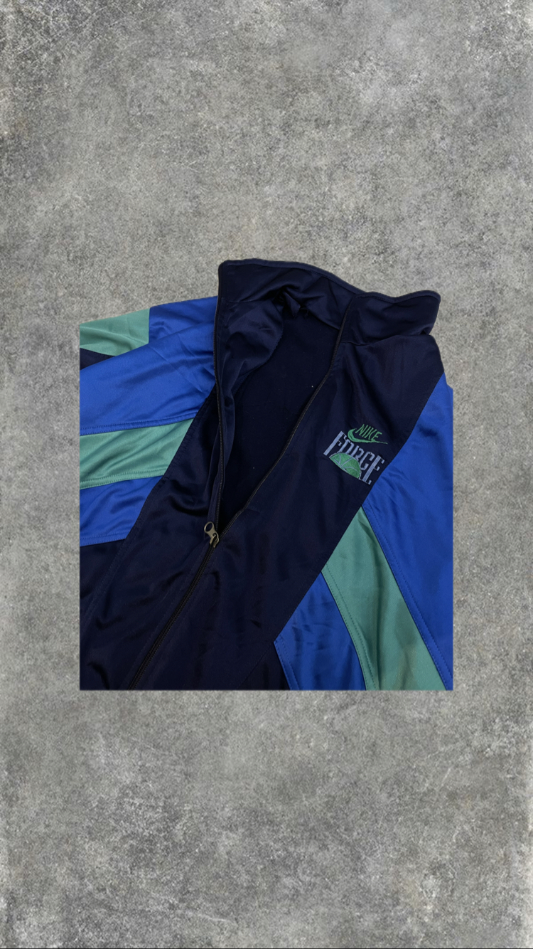 Nike Vintage 90s Lacivert Ceket/Yağmurluk