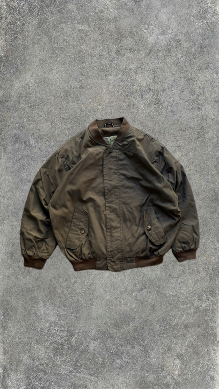 Vintage 90s Vizon-Kahve Bomber Ceket