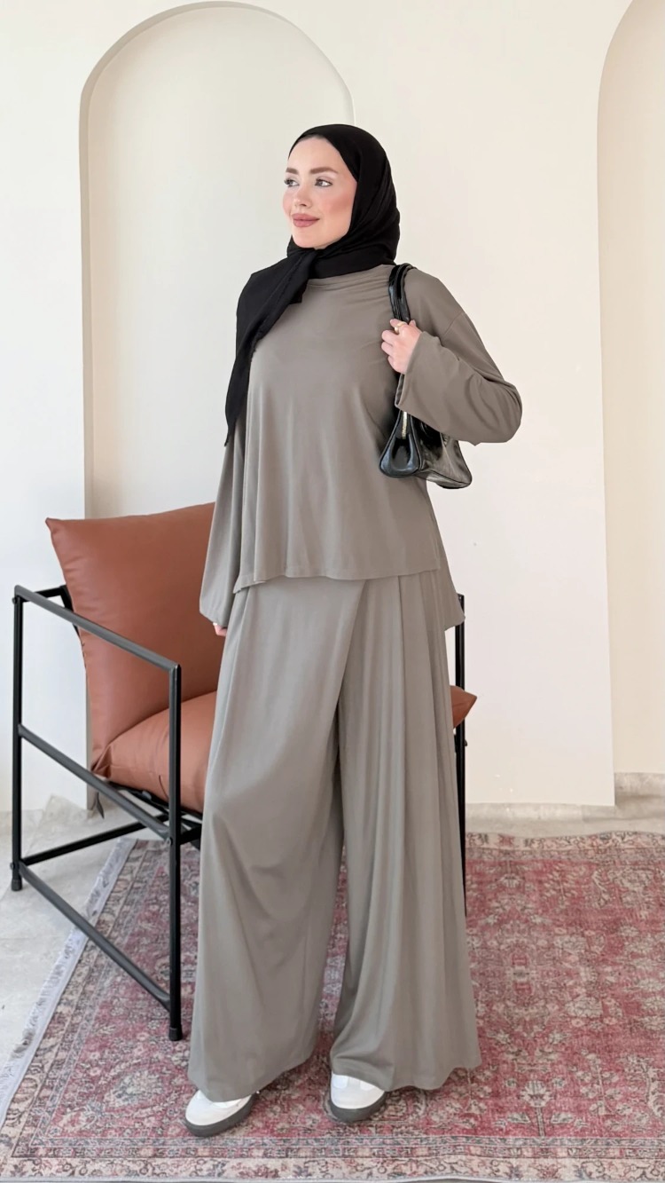 Reysa Oysho Tunik Pantolonlu Takım - Yeşil