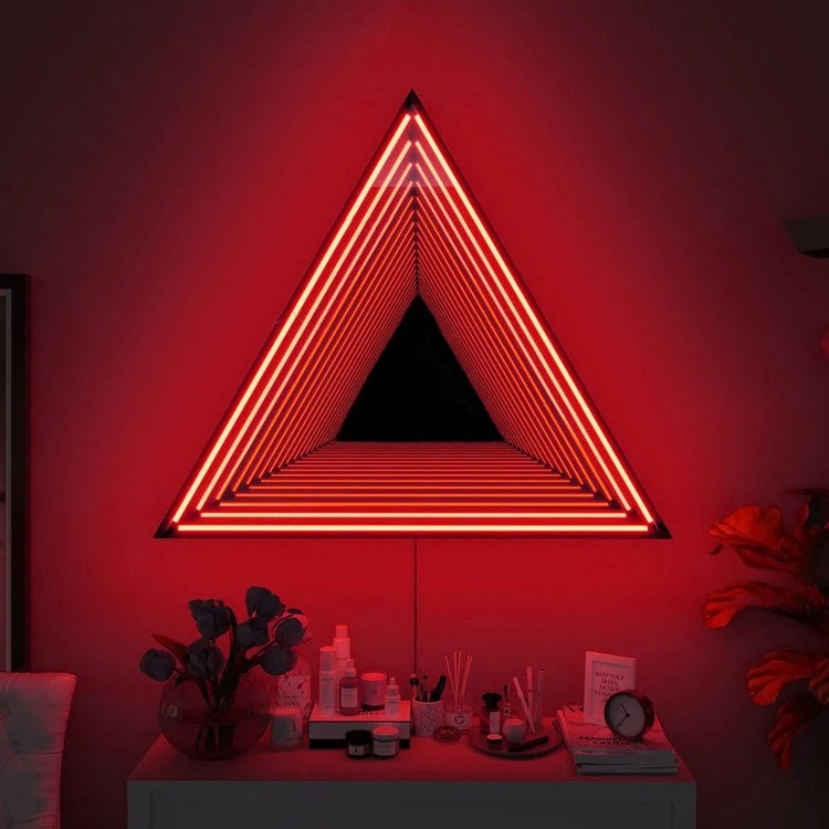 3D Üçgen Sonsuzluk Ayna - 70CM EBAT