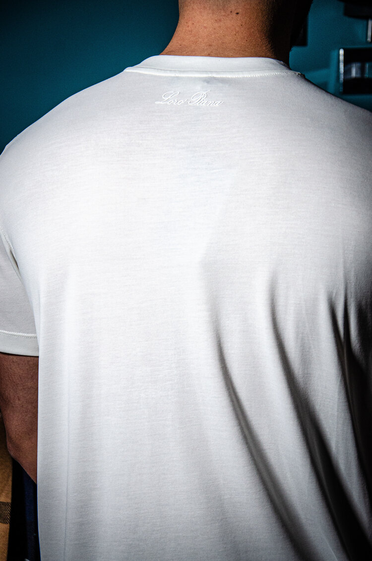 LORO PIANO MERSERİZE TSHIRT WHITE NW