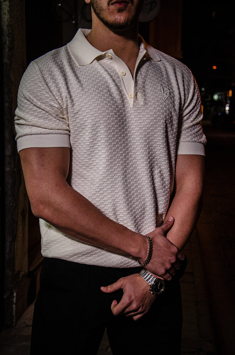 DOLCE GABBANA KNITTED POLO TSHIRT NW