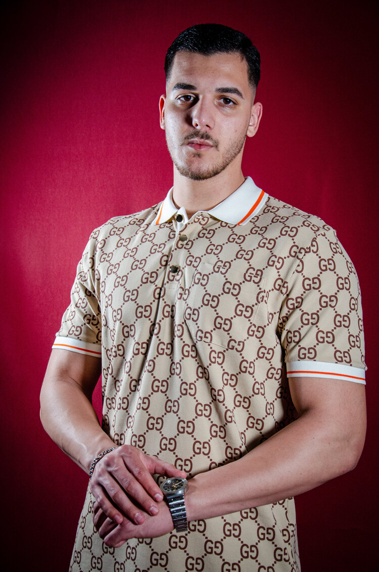 GUCCI MONOGRAM POLO T-SHIRT NW
