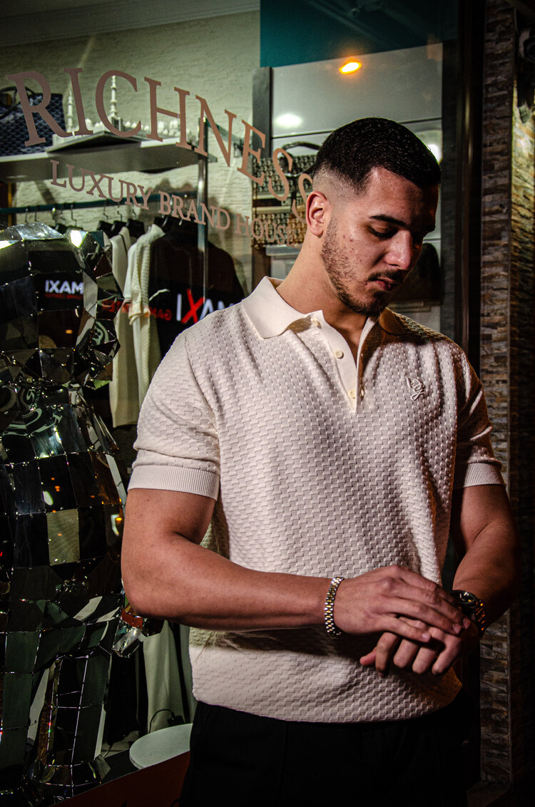 DOLCE GABBANA KNITTED POLO TSHIRT NW
