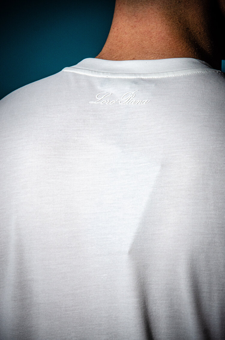 LORO PIANO MERSERİZE TSHIRT WHITE NW