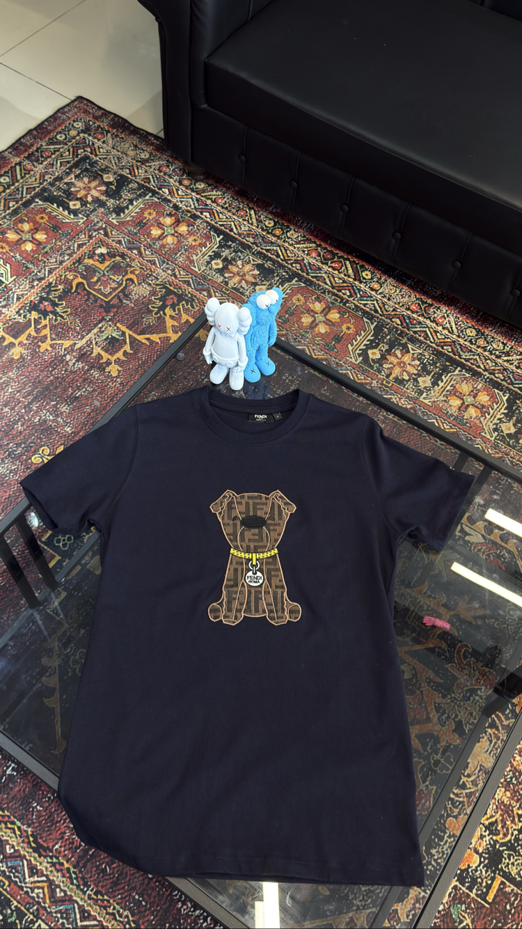 FENDİ Premium T-Shirt (Lacivert)