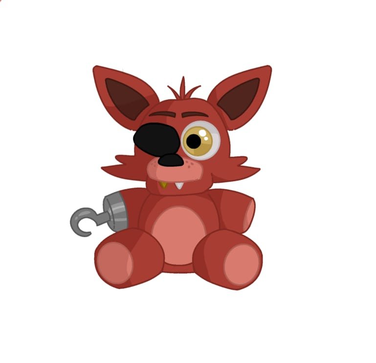 Foxy Plush Sticker