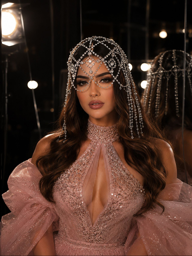 Lilas Royal Crystal Taşlı Saç Aksesuarı ✨
