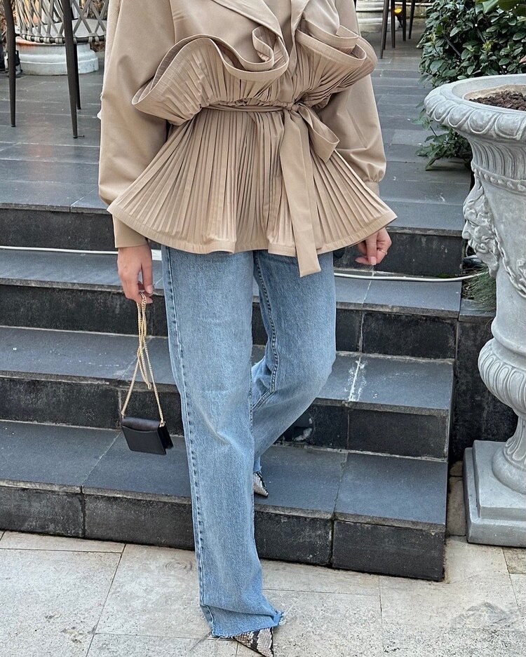 Wıde leg jean