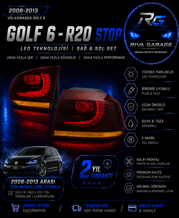 Golf 6 - R20 Stop