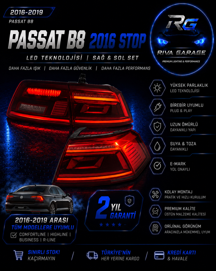 Passat B8 2016 Stop