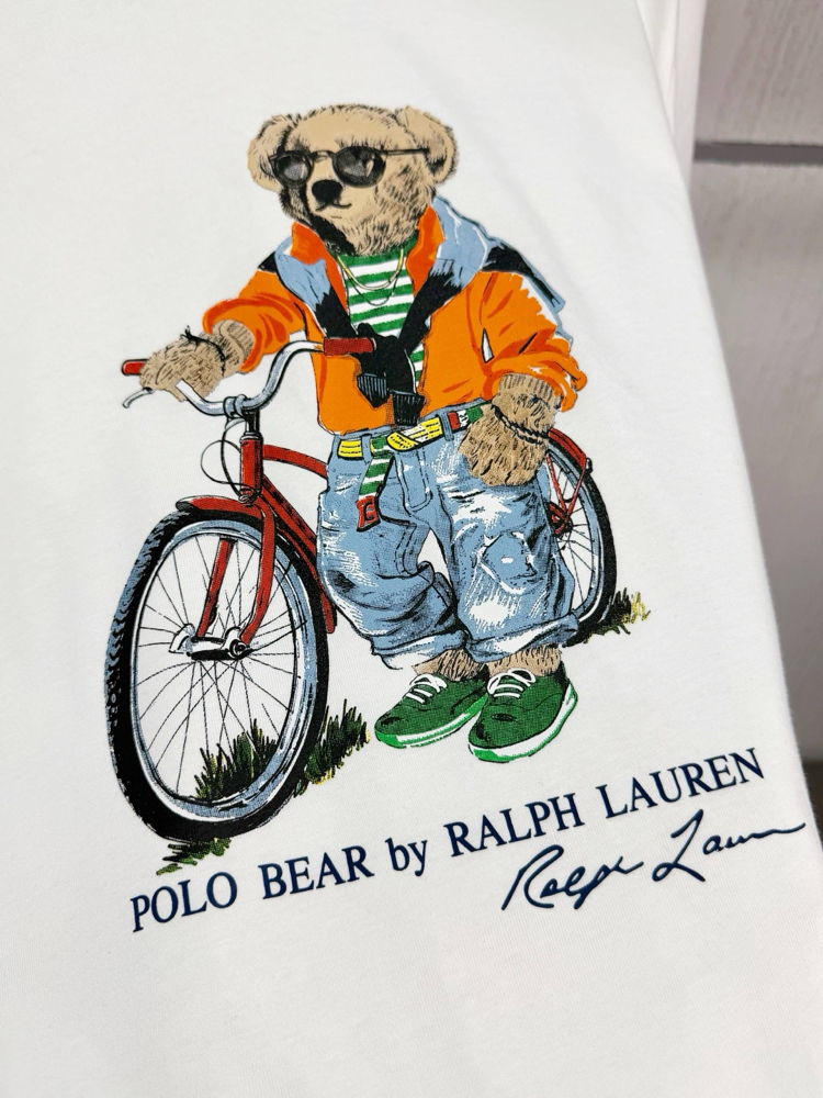 Polo Ralph. Bear T-Shirt Beyaz