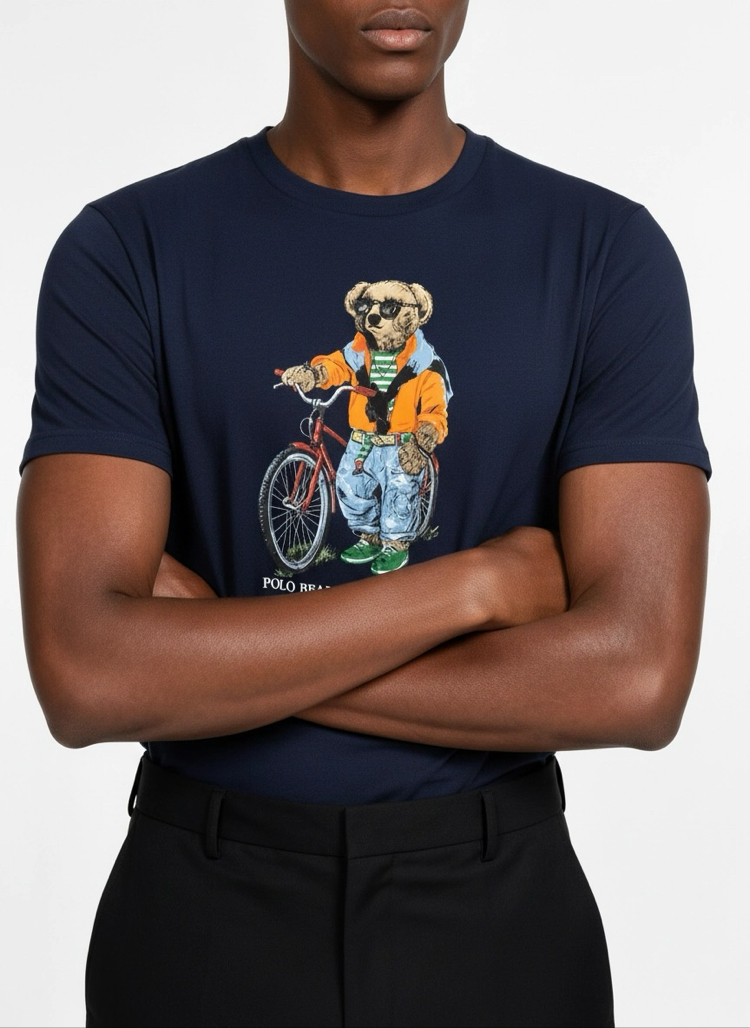 Ralph Lauren İthal Orjinal Bear T-Shirt Lacivert