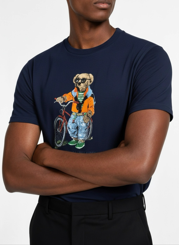 Ralph Lauren İthal Orjinal Bear T-Shirt Lacivert